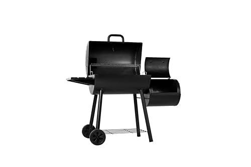 Char-Griller Smokin' Pro Charcoal Grill Offset Smoker, Black - CookCave