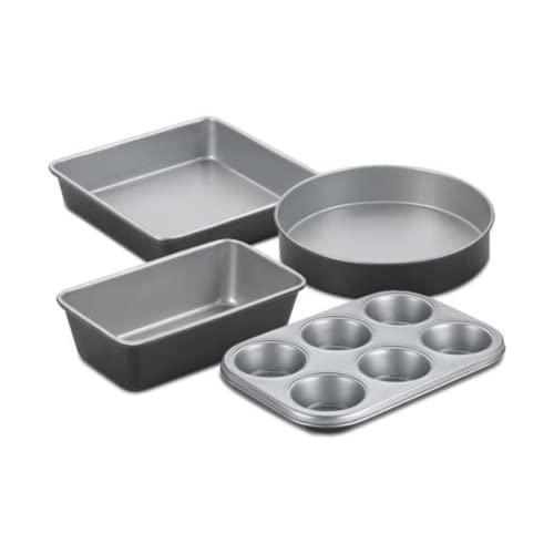 Cuisinart Chef's Classic Nonstick Bakeware 4-Piece Starter Set,Silver/Black - CookCave