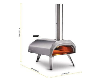 Ooni Karu 12 Multi-Fuel Outdoor Pizza Oven – Portable Wood Fired and Gas Pizza Oven – Outdoor Cooking Pizza Maker - Pizza Oven For Authentic Stone Baked Pizzas - Countertop Pizza Oven - CookCave