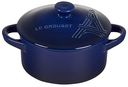 Eiffel Tower Stoneware Mini Cocotte - Indigo - CookCave