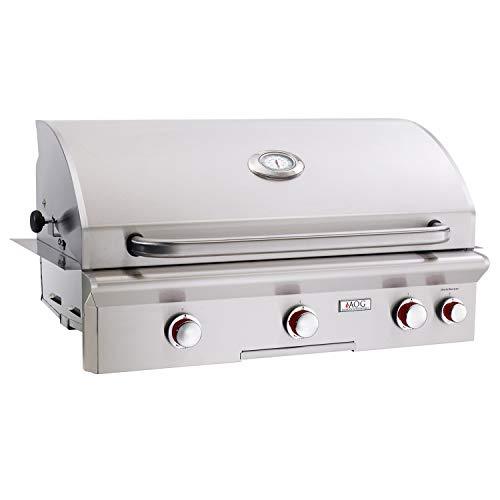 AOG American Outdoor Grill T-Series 36-Inch 3-Burner Built-in Natural Gas Grill with Rotisserie - 36NBT - CookCave