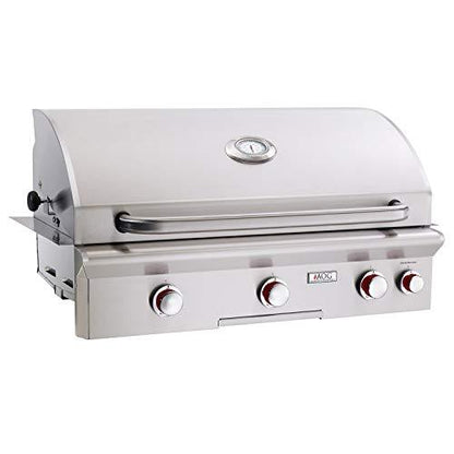 AOG American Outdoor Grill T-Series 36-Inch 3-Burner Built-in Natural Gas Grill with Rotisserie - 36NBT - CookCave