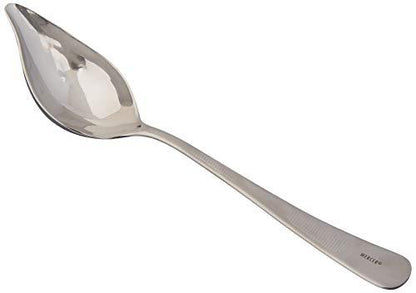 Mercer Culinary 18-8 Stainless Steel Saucier Spoon with Tapered Spout, 8-1/2 Inch,Silver - CookCave