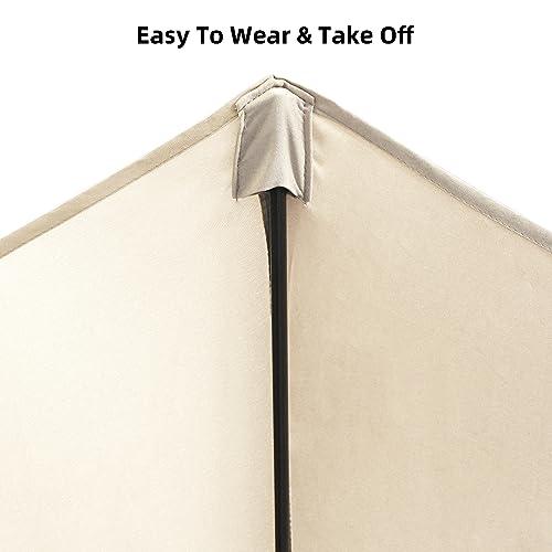 Trenovo Patio Umbrella Replacement Canopy, 7.5 ft Replacement Umbrella Cover for 6 Ribs, Water Resistant Cloth Umbrella Replacement Top for Garden Backyard Pool Umbrellas Cantilever Parasols - CookCave