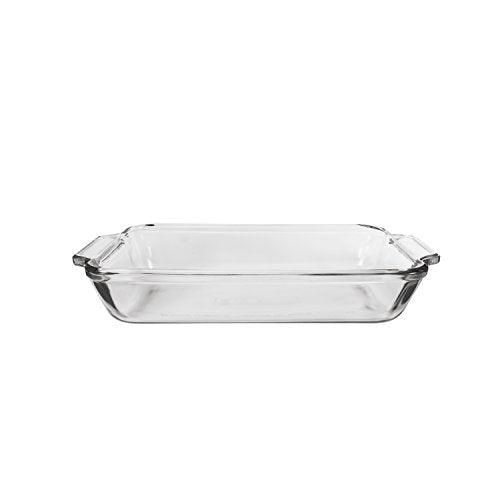Anchor Hocking Glass Baking Dishes for Oven, 2 Piece Set (2 Qt & 3 Qt Glass Casserole Dishes) - CookCave