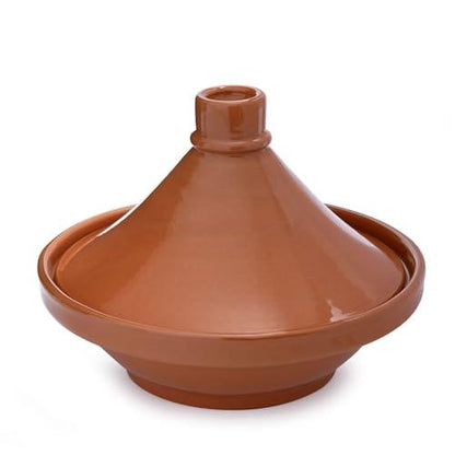 Sur La Table 8.5" Glazed Moroccan Terra Cotta Ceramic Tagine Pot - CookCave