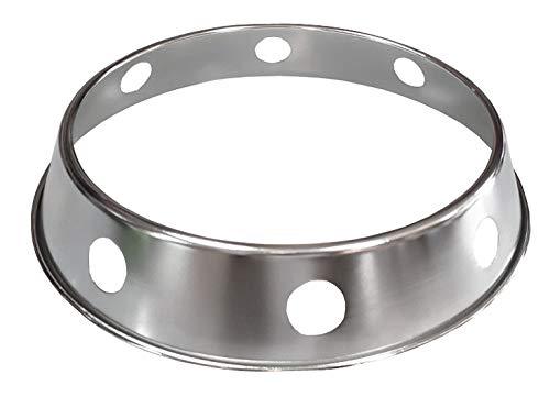 Sunrise Kitchen Supply Plated Reversible Steel Wok Ring (7.5"/10") - CookCave