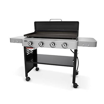 Weber 36" Gas Griddle, 4 Burner, Black - CookCave