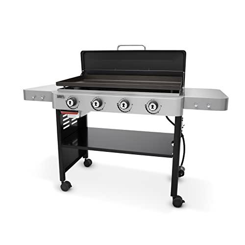 Weber 36" Gas Griddle, 4 Burner, Black - CookCave