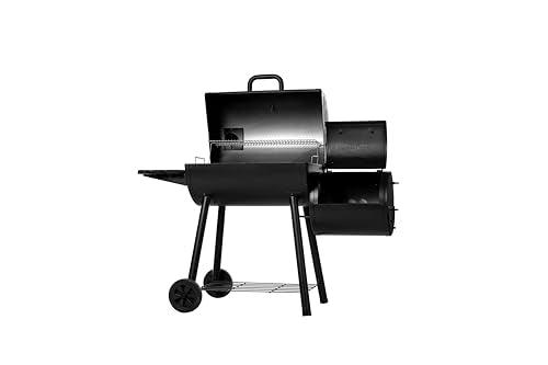 Char-Griller Smokin' Pro Charcoal Grill Offset Smoker, Black - CookCave