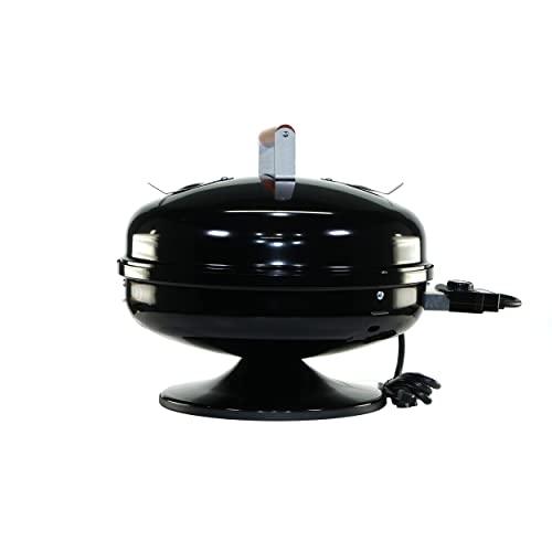 MECO 2120.4.111 Lock 'N Go Electric Grill, Black - CookCave