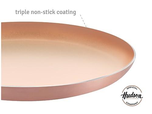 HUDSON Crepe Pan has Ceramic Nonstick, 8.7, Cookware, Pots and Pans, Copper - CookCave