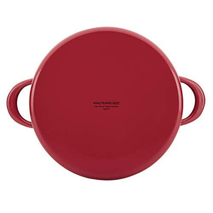 Rachael Ray Create Delicious Stock Pot/Stockpot with Lid - 12 Quart, Red - CookCave