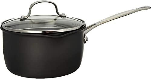 Cuisinart Chef's Classic Nonstick Hard-Anodized 2-Quart Cook and Pour Saucepan - CookCave