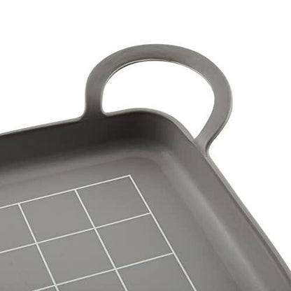 Rachael Ray Tools and Gadgets Silicone Nonstick Roasting and Baking Mat, 10 Inch x 14.75 Inch, Gray - CookCave