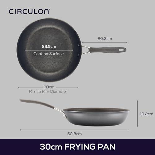 Circulon A1 Series with ScratchDefense Technology Nonstick Induction Frying Pan/Skillet, 12 Inch, Graphite - CookCave