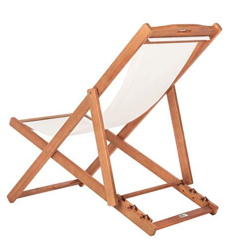 Safavieh PAT7040E-SET2 Outdoor Loren Brown (Set of 2) Sling Chair, Natural/Beige - CookCave