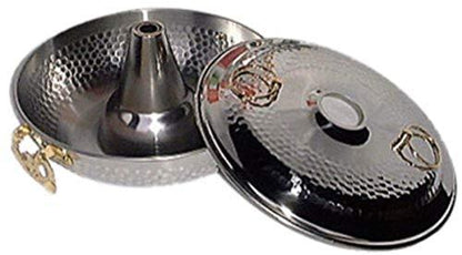 JapanBargain 4590, Shabu Shabu Hot Pot Pan Japanese Traditional Stainless Steel Hotpot Cooking Pot with Chimney, 10-1/4 inches, Made in Japan - CookCave