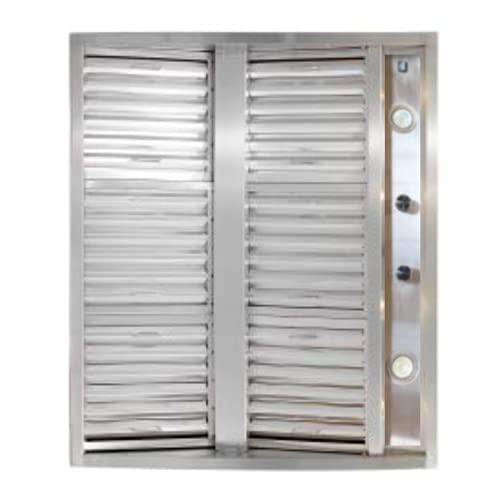 Blaze 36-Inch Stainless Steel Outdoor Vent Hood - 1000 CFM - BLZ-36-VHOOD - CookCave