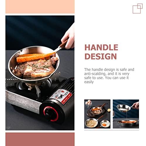 Small Egg Pan Single Egg Frying Pan 5 Stainless Steel Mini Pan Nonstick Egg Pastry Pan with Stay Cool Handle Mini Fry Pan Kitchen Mini Metal Skillet Non Stick Skillet - CookCave