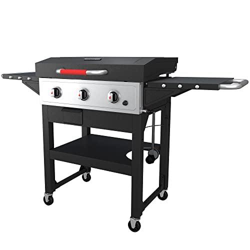 Char-Broil Convective 3-Burner Cart Propane Gas Stainless Steel Griddle - 463259023 - CookCave