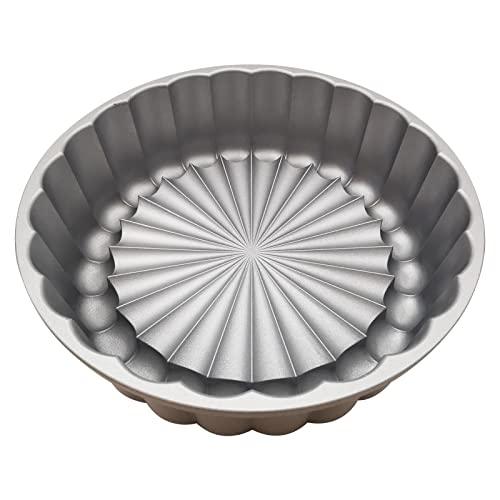 WBJKZJD Charlotte Cake Mold, 9 Inch Cake Pan Aluminium Kitchen Accessories Decoration Christmas Wedding Valentine’s 3D Charlotte Cake Pan (Flower Shape) - CookCave