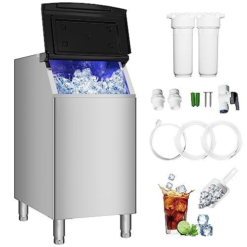 GSEICE SF450 20" Ice Storage Bin 320lbs with Stainless Steel Exterior, Perfect for Bars/Restaurants/Hotels/Concession Stands, Keep Ice from Melting Up to 10 Hours - CookCave