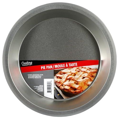 Cooking Concepts,set of 2 pie pans, quiche pan, pastry, pie pans for baking 9 in,pie baking pan, pumkin pie pan, Free veggie/fruit brush included - CookCave