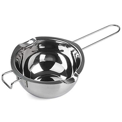 Stainless Steel Double Boiler Pot for Melting Chocolate, Candy and Candle Making (18/8 Steel, 2 Cup Capacity, 480ML) - CookCave