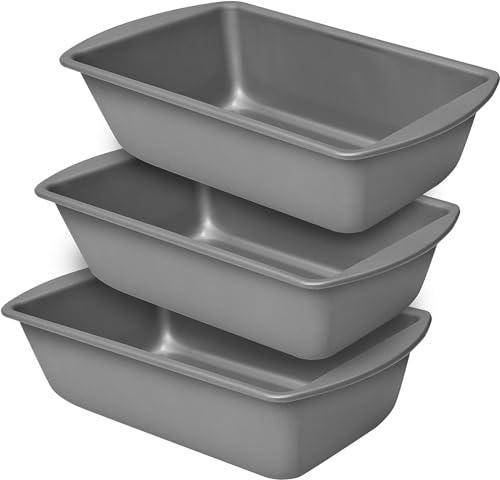 G & S Metal Products Company Baker Eze Nonstick Large Loaf Pans, Set of 3 - CookCave