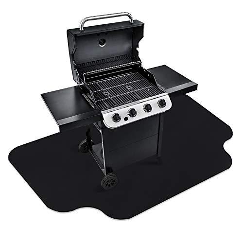 Mayshine Large 38" x 65" Under Grill Mat | Durable Patio and Deck Protective Rug, Fireproof Grill Pad for Outdoors, Great for Gas and Charcoal Grills, Oil Fryers and Pellet Smokers - CookCave