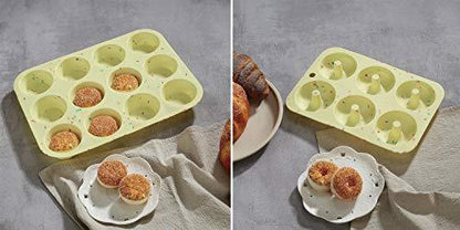 46PCS Silicone Bakeware Set Silicone Cake Molds set Including Baking Pan, Cake Mold, Cake Pan, Toast Mold, Muffin Pan, Donut Pan, And Cupcake Mold Silicone Baking Cups Set - CookCave