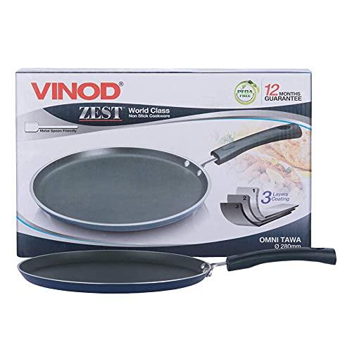 Vinod Non-Stick Dosa Tawa/Griddle, 12", (Crepe Pan) - CookCave