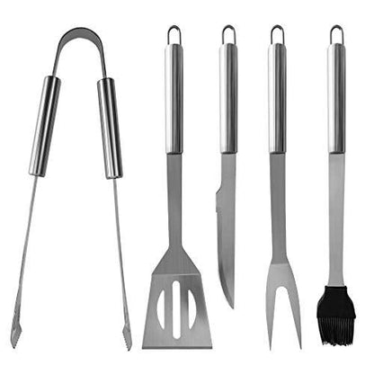 SDLQY-BBQ Grilling Tools Set - Stainless Steel Grilling Accessories with Free Portable Bag. (5PCS) - CookCave