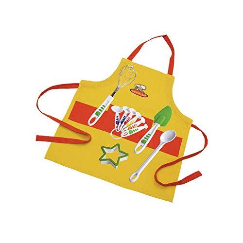 Curious Chef 11-Piece Yellow and Orange Chef's Kit for Kids, Includes Real Cooking and Baking Tools, Dishwasher Safe and Made with BPA-Free Plastic - CookCave