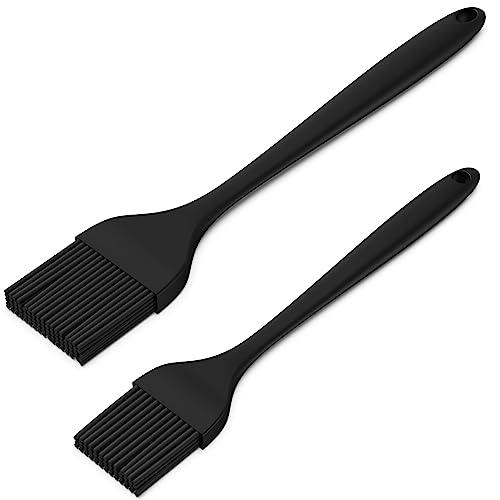 DE LINKAGE Silicone Basting Pastry Brush, Heat Resistant Cooking Brush for Oil and Sauce. BPA Free and Dishwasher Safe (2 Pcs). - CookCave