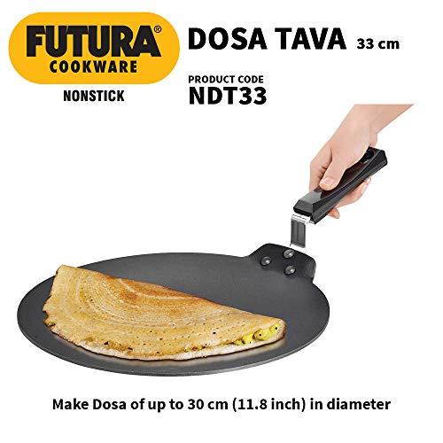 Hawkins/Futura Nonstick Tava/Griddle, 0, Gray - CookCave