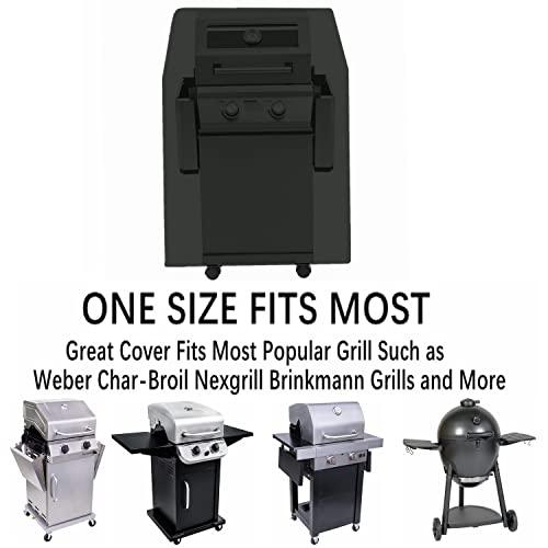 Grill Covers, YOTOM 40-inch Waterproof BBQ Grill Cover Smoker Grill Cover for Weber, Char-Broil, Nexgrill, Brinkmann - CookCave