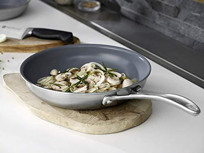 ZWILLING Spirit Ceramic Nonstick Fry Pan, 8-inch, Stainless Steel - CookCave