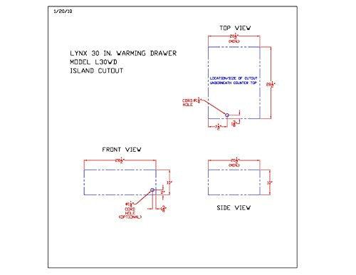 Lynx L30WD-1 Outdoor Warming Drawer, 30-Inch - CookCave