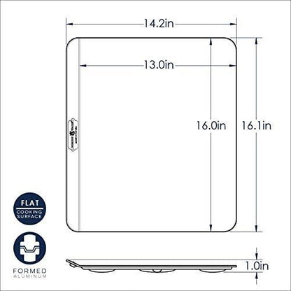 Nordic Ware Insulated Baking Sheet, Metallic Large - CookCave