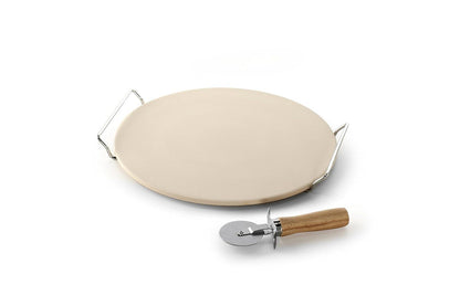 Nordic Ware, Tan Pizza Stone Set, 13 inch diameter - CookCave