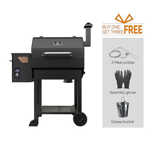 Z GRILLS 2023 Pellet Grill with PID 2.0 Control, Extra-large Cooking Area and Meat Probes for Outdoor BBQ, SMOKE BEAST 10502B - CookCave