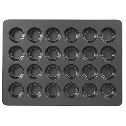 Wilton Perfect Results Premium Non-Stick Mega Standard-Size Muffin and Cupcake Baking Pan, Standard/ STD 24-Cup - CookCave