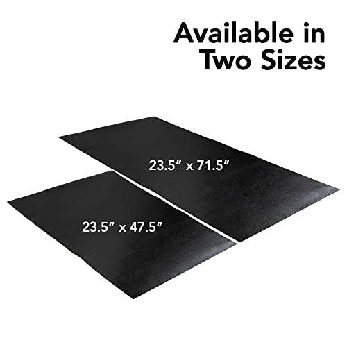 Resilia Work Bench Mat - 23.5 Inches X 47.5 Inches, Black - Easy-to-Clean Scratch Resistant Vinyl - Garage Workbench or Table Storage - Tool Station Organization - Made in The USA - CookCave