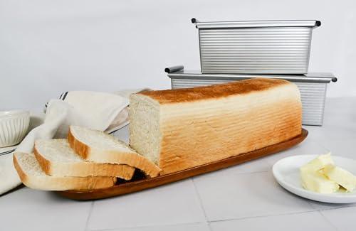 USA Pan Pullman Loaf Pan with Cover, Large w Set of 2 - CookCave