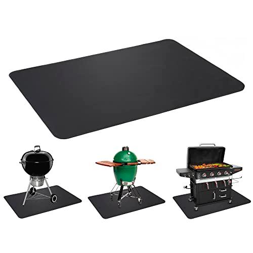 Mister Buddy Mat 72" x 48" - Under Grill and BBQ Mat - Deck and Patio Rubber Protective Grilling and Fire Pit Pad - Double Sided for Outdoor and Indoor Use, Perfect for Charcoal, Gas Grills & Smokers - CookCave