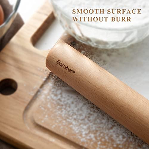 Bamber Wood Rolling Pin, 11 inch by 1-1/5 Inch - CookCave