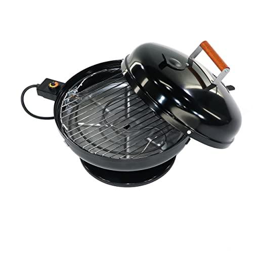 MECO 2120.4.111 Lock 'N Go Electric Grill, Black - CookCave