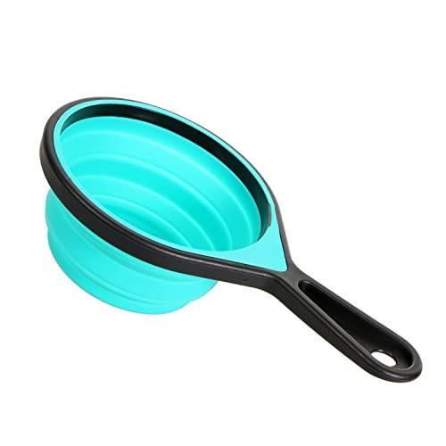 Collapsible Silicone Measuring Cups and Spoons Set 8-Piece Adjustable Measuring Cup Camper Kitchen Accessories Measure Cups and Spoons Set… - CookCave